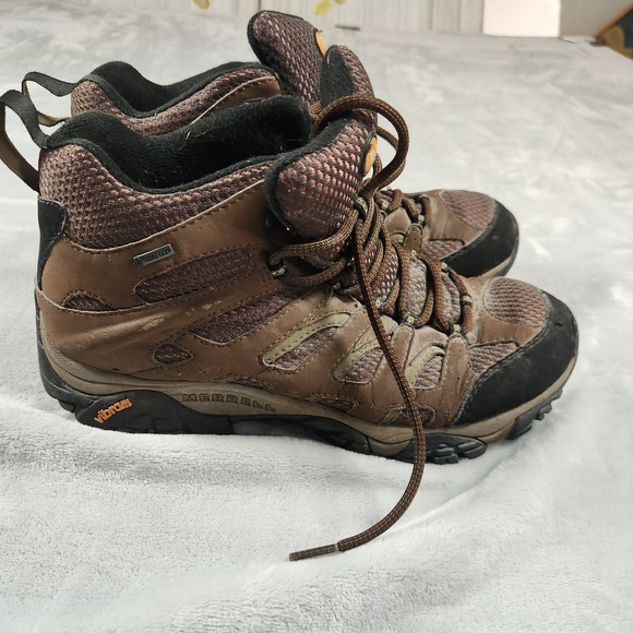 Merrell Men Moab 3 Dark Earth‎ Waterproof Hiking Shoes High Top Mens Size 9 main image 8